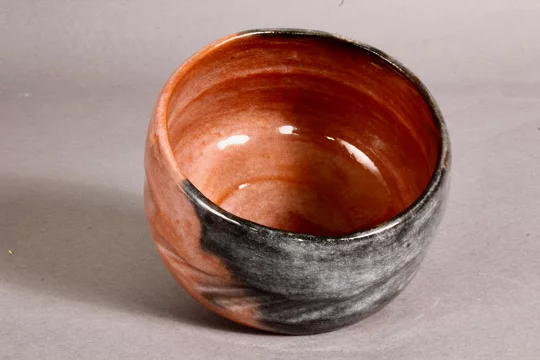 Chawan 15, tea bowl created according to the art deals of raku.